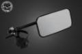 スクエアサイドミラー(フォーククランプ式)ブラック