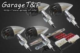 グラストラッカー　バードゲージウィンカータイプ2(ブラック/ポリッシュ)　ダークレンズ仕様 KIT　メッキ