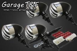 グラストラッカー　バードゲージウィンカータイプ1(ポリッシュ/ブラック)　ダークレンズ仕様 KIT　ブラック