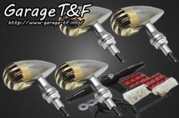 グラストラッカー　バードゲージウィンカータイプ2(真鍮/ポリッシュ)　ダークレンズ仕様 KIT　ブラック