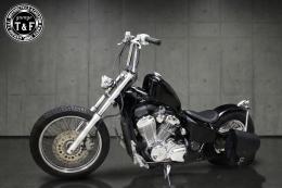 スティード400　カスタムフェンダー用サドルバックSET