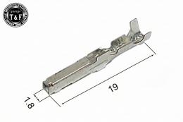 050型　2極カプラー&端子セット(メス)　