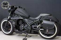 レブル250　純正&コンバットリアフェンダー用サドルバックSET