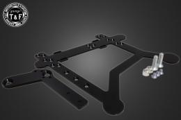 ドラッグスター400　カスタムフェンダー用サドルバック&ポータブルガソリン缶SET(サイドナンバーKIT対応品)