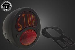 シーシーバー用ナンバーブラケットKIT & DUOテールランプ(STOP)ブラック