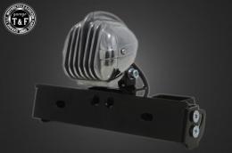 シーシーバー用ナンバーブラケットKIT & マイクロフォンテールランプ(ポリッシュ)