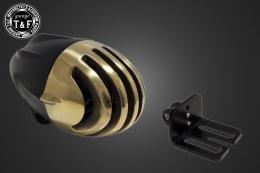 シーシーバー用ナンバーブラケットKIT & アンティークバードゲージテールランプ(真鍮)