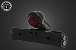 シーシーバー用ナンバーブラケットKIT & ブレットテールランプ(ブラック)クラシックレンズ