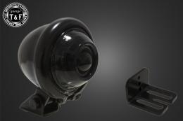 シーシーバー用ナンバーブラケットKIT & ブレットテールランプ(ブラック)スモーククラシックレンズ