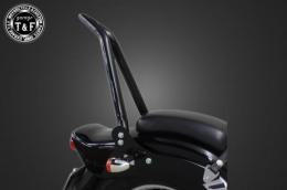 ドラッグスター400　極太φ38シーシーバーロング(ブラック)純正フェンダー専用