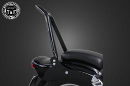 ドラッグスター400　極太φ38シーシーバーロング(ブラック)純正フェンダー専用