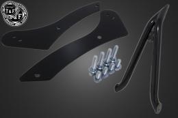 ドラッグスター400　極太φ38シーシーバーロング(ブラック)純正フェンダー専用