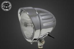 4.5インチスリットヘッドライト(メッキ)クラシックレンズ仕様(クリアー)+各種ステーSET