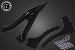 ドラッグスター1100/クラシック　極太φ38シーシーバー(ミディアム)ブラック　純正フェンダー専用