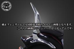 ドラッグスター1100/クラシック　極太φ38シーシーバー(ショート)メッキ　純正フェンダー専用