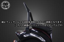 ドラッグスター1100/クラシック　極太φ38シーシーバー(ショート)ブラック　純正フェンダー専用