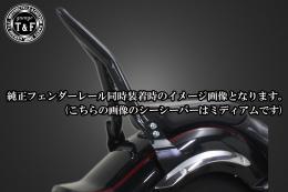 ドラッグスター1100/クラシック　極太φ38シーシーバー(ショート)ブラック　純正フェンダー専用