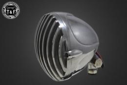 4.5インチスキャロップバードゲージヘッドライト(オールポリッシュ)+各種ステーSET