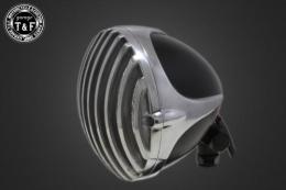 4.5インチスキャロップバードゲージヘッドライト(ポリッシュ/コントラスト)+各種ステーSET