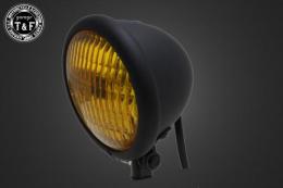 4.5インチベーツライト(オールマットブラック)イエローレンズ仕様+各種ステーSET