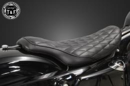 スポーツスター(2004〜2021年)専用　シングルシートタイプBフラット(ダイヤ)