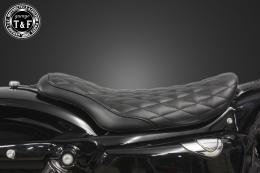 スポーツスター(2004〜2021年)専用　シングルシートタイプBフラット(ダイヤ)