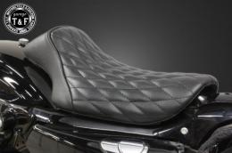 スポーツスター(2004〜2021年)専用　シングルシートタイプCショート(ダイヤ)