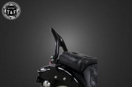 スティード400(VLX、VCL)　極太φ38シーシーバーショート(ブラック)純正フェンダー専用