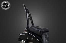 スティード400(VLX、VCL)　極太φ38シーシーバーロング(ブラック)純正フェンダー専用