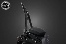 ソフテイル　ストリートボブ　極太φ38シーシーバーロング(ブラック)純正フェンダー専用