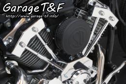 ドラッグスター400　SUエアクリーナー(マッドブラック)&プッシュロッドカバー(メッキ)SET