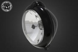 5.75インチユニティタイプヘッドライト(オールブラック)クリアーレンズ仕様+各種ステーSET