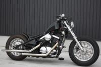 エレクトロライン54レプリカヘッドライト(ポリッシュ)イエローレンズ仕様+各種ステーSET