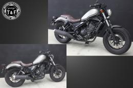 レブル250　ガンファイターシート(バーチカル)BR/BR