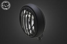 5.75インチマスクドヘッドライト(マットブラック)クリアーレンズ仕様+各種ステーSET