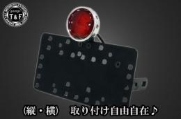 サイドナンバーKIT & ドリルドアイテールランプ(ポリッシュ)　各車種専用取り付けステー付き