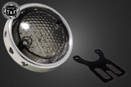 サイドナンバーKIT & ドリルドアイテールランプ(ポリッシュ)スモークレンズ　各車種専用取り付けステー付き