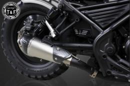 レブル250　コンバットマフラー(シルバー)シングルKIT