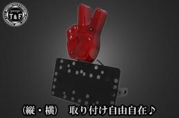 サイドナンバーKIT & ドデカピーステールランプ　各車種専用取り付けステー付き