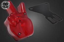 サイドナンバーKIT & ドデカピーステールランプ　各車種専用取り付けステー付き