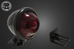 サイドナンバーKIT & ブレットテールランプ(ブラック)クラシックレンズ　各車種専用取り付けステー付き