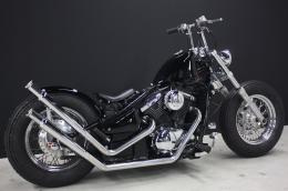 バルカン400　アップステンレストランペットマフラー(ステンレス)