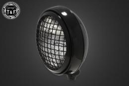 5.75インチグリルヘッドライト(ブラック)クリアーレンズ仕様+各種ステーSET