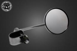 3インチラウンドミラー(ハンドルクランプ式)メッキ