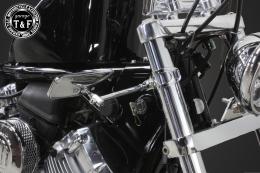 スクエアサイドミラー(フォーククランプ式)ブラック