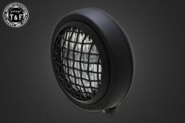 4.5インチグリルヘッドライト(マットブラック)クリアーレンズ仕様+各種ステーSET