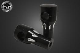 ドラッグスター1100　ステルスハンドルポスト3インチ(ブラック)