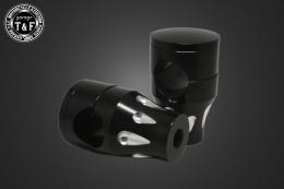 SR400　ステルスハンドルポスト2インチ(ブラック)