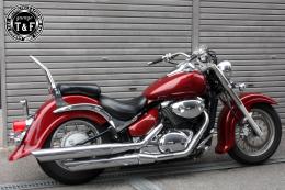 イントルーダー400クラシック　極太φ38シーシーバーショート(メッキ)純正フェンダー専用