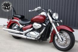 イントルーダー400クラシック　極太φ38シーシーバーミディアム(ブラック)純正フェンダー専用